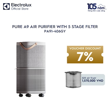 Pure A9 air purifier with 5&#160;stage filter for 60m&#178; room coverage