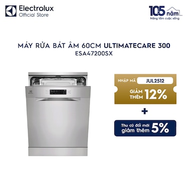 M&#225;y rửa ch&#233;n độc lập 60 cm UltimateCare 300 cho 13 bộ ch&#233;n đĩa