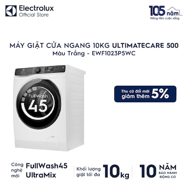 M&#225;y giặt cửa ngang 10kg UltimateCare 500 - Trắng