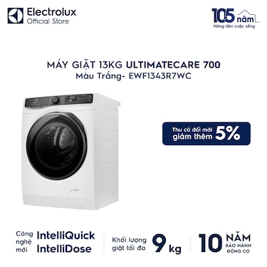 M&#225;y giặt cửa ngang 13kg UltimateCare 700 - Trắng