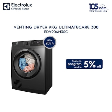 9kg UltimateCare 300 venting dryer