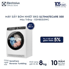 Máy sấy Bơm nhiệt 8kg UltimateCare 500 - Trắng