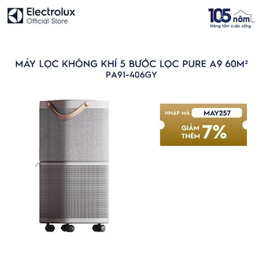 M&#225;y lọc kh&#244;ng kh&#237; 5 bước lọc Pure A9 cho ph&#242;ng c&#243; diện t&#237;ch 60m&#178;