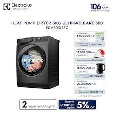 8kg UltimateCare 500 Heat pump dryer 