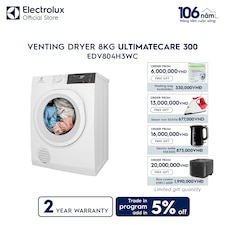 8kg UltimateCare 300 venting dryer