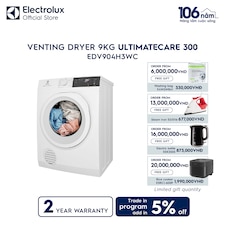 9kg UltimateCare 300 venting dryer 