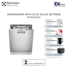 60cm dishwasher with 13 of place settings