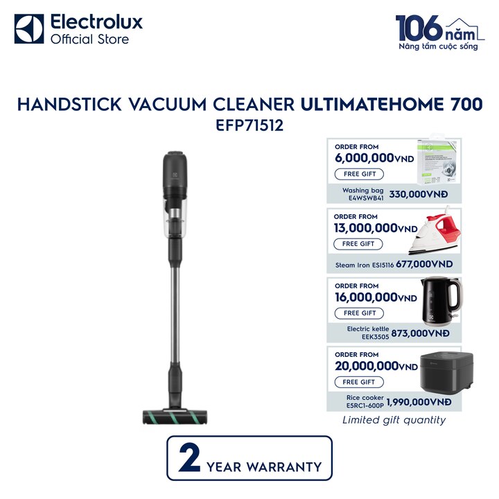 UltimateHome 700 Lightweight handstick vacuum cleaner