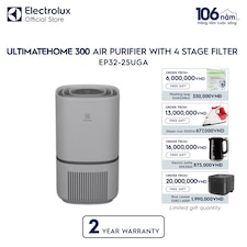 UltimateHome 300 air purifier with 4 stage filter for 30m² room coverage