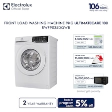 9kg UltimateCare 100 front load washing machine