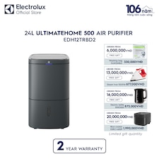 24L UltimateHome 500 air purifier with dehumidification function for 50m² room coverage
