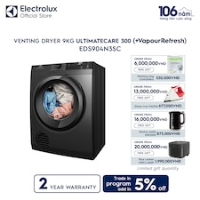 9kg UltimateCare 300 venting dryer 