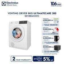 8kg UltimateCare 300 venting dryer