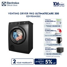 9kg UltimateCare 300 venting dryer