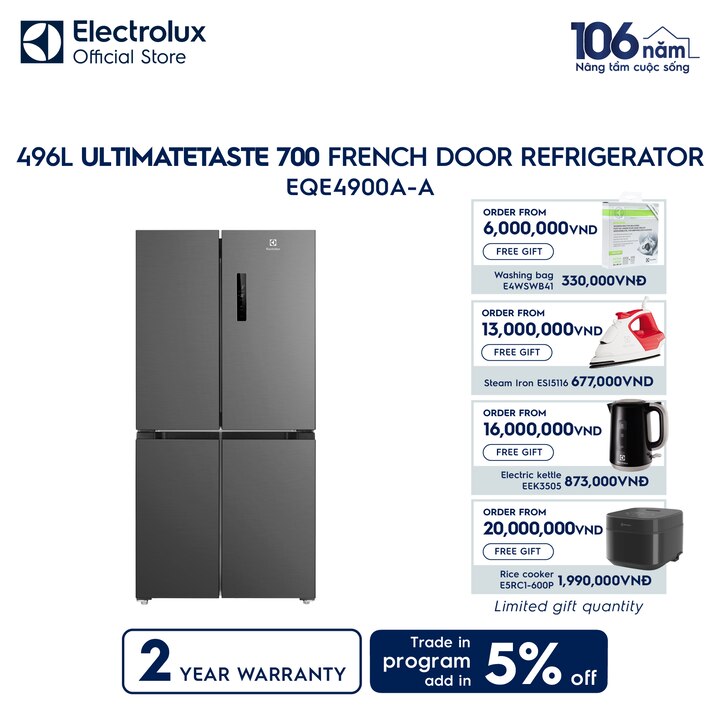 496L UltimateTaste 700 french door refrigerator