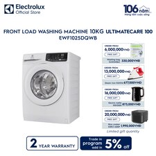 10kg UltimateCare 100 front load washing machine