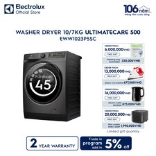 10/7kg UltimateCare 500 washer dryer 