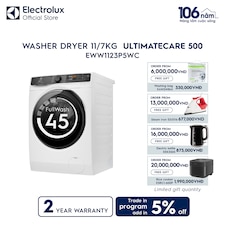11/7kg UltimateCare 500 washer dryer 
