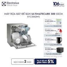 Máy rửa bát để bàn UltimateCare 300 55cm cho 8 bộ chén đĩa
