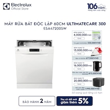 Máy rửa chén độc lập 60 cm UltimateCare 300 cho 13 bộ chén đĩa