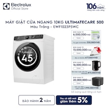 Máy giặt cửa ngang Electrolux 10kg UltimateCare 500 trắng