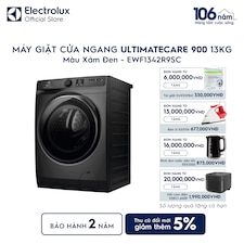 Máy giặt cửa ngang Electrolux 13kg UltimateCare 900 xám đen
