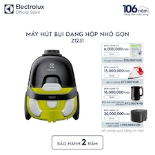 Máy hút bụi dạng hộp không túi nhỏ gọn 1600W - Vàng
