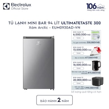 Tủ lạnh Electrolux mini 94L UltimateTaste 300 Xám Arctic