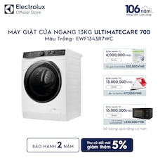 Máy giặt cửa ngang Electrolux 13kg UltimateCare 700 trắng
