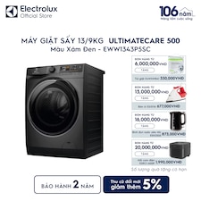 Máy giặt sấy Electrolux giặt 13kg + sấy 9kg UltimateCare 500
