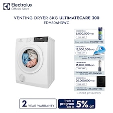 8kg UltimateCare 300 venting dryer