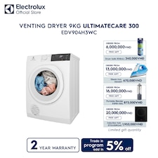 9kg UltimateCare 300 venting dryer 