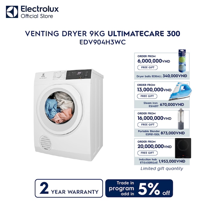9kg UltimateCare 300 venting dryer&nbsp;