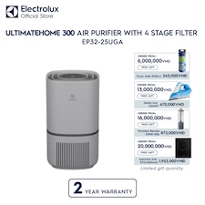 UltimateHome 300 air purifier with 4 stage filter for 30m² room coverage