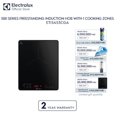 28cm 500 Series Freestanding induction hob with 1 cooking zones