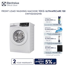 10kg UltimateCare 100 front load washing machine