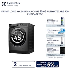 10kg UltimateCare 700 front load washing machine 