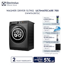 11/7kg UltimateCare 700 washer dryer