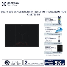80cm 800 SenseBoil&Fry built-in induction hob with 5 cooking zones