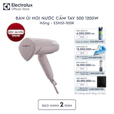 Bàn ủi hơi nước cầm tay 500 1200W - Hồng
