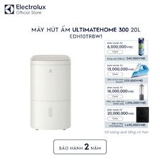 Máy hút ẩm UltimateHome 300 20L cho phòng 42m²