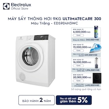 Máy sấy quần áo Electrolux thông hơi 9kg VapourRefresh