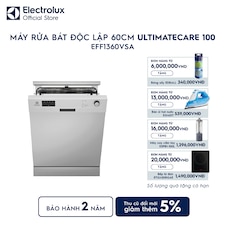 Máy rửa chén độc lập 60 cm UltimateCare 100 cho 13 bộ chén đĩa