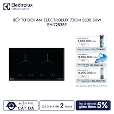 Bếp từ đôi âm Electrolux 73cm S500 5kW