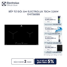 Bếp từ đôi âm Electrolux 70cm 3.2kW