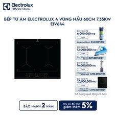 Bếp từ âm Electrolux 4 vùng nấu 60cm 7.35kW