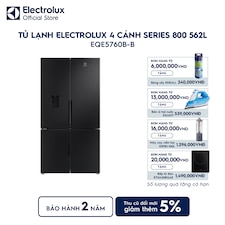 Tủ lạnh Electrolux 4 cánh Series 800 562L