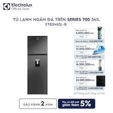 Tủ lạnh Electrolux ngăn đá trên 341L Series 700 làm đá tự động