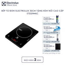 Bếp từ đơn Electrolux 30cm tặng kèm nồi cao cấp
