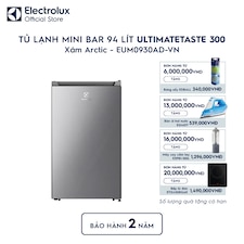 Tủ lạnh Electrolux mini 94L UltimateTaste 300 Xám Arctic